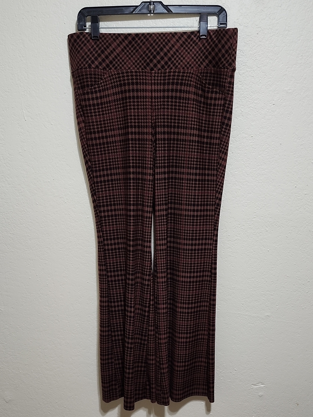 Torrid Pixie Flare Studio Luxe Ponte High-Rise Plaid Pants - Siz 0R (12)